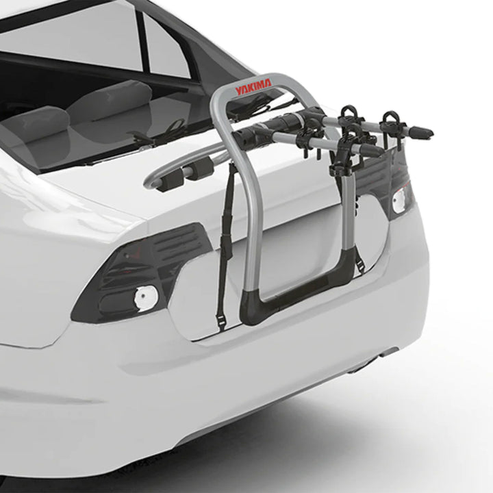 Yakima 2 Bike Capacity Trunk Bike Strap Rack w/ZipStrips, Gray/Black (For Parts) - VMInnovations
