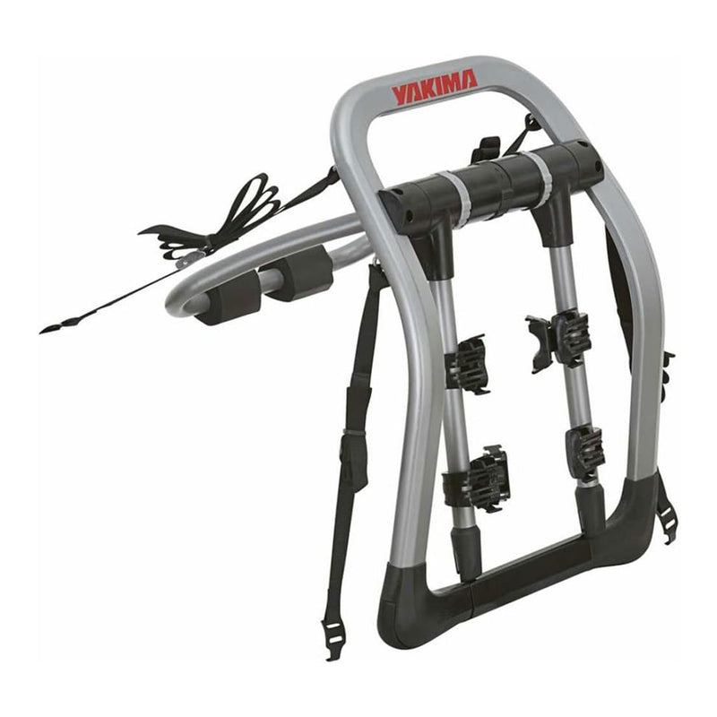 Yakima 2 Bike Capacity Trunk Bike Strap Rack w/ZipStrips, Gray/Black (For Parts)