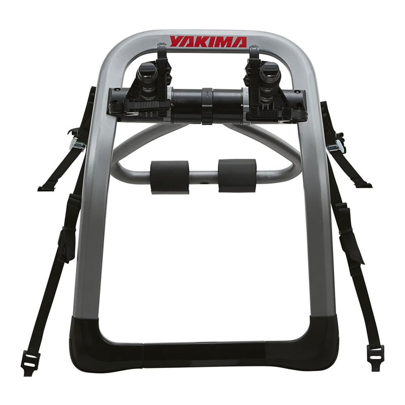 Yakima 2 Bike Capacity Trunk Bike Strap Rack w/ZipStrips, Gray/Black (For Parts)