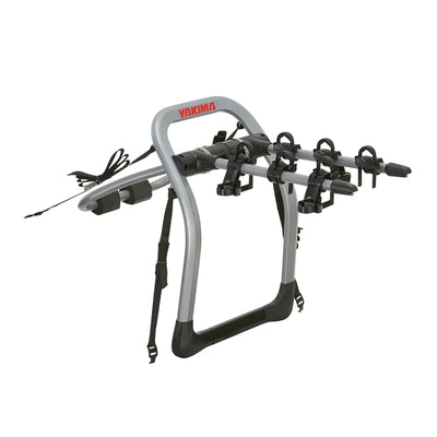 Yakima HalfBack 3 Bike Trunk Bike Strap Rack with ZipStrips, Gray/Black (Used) - VMInnovations