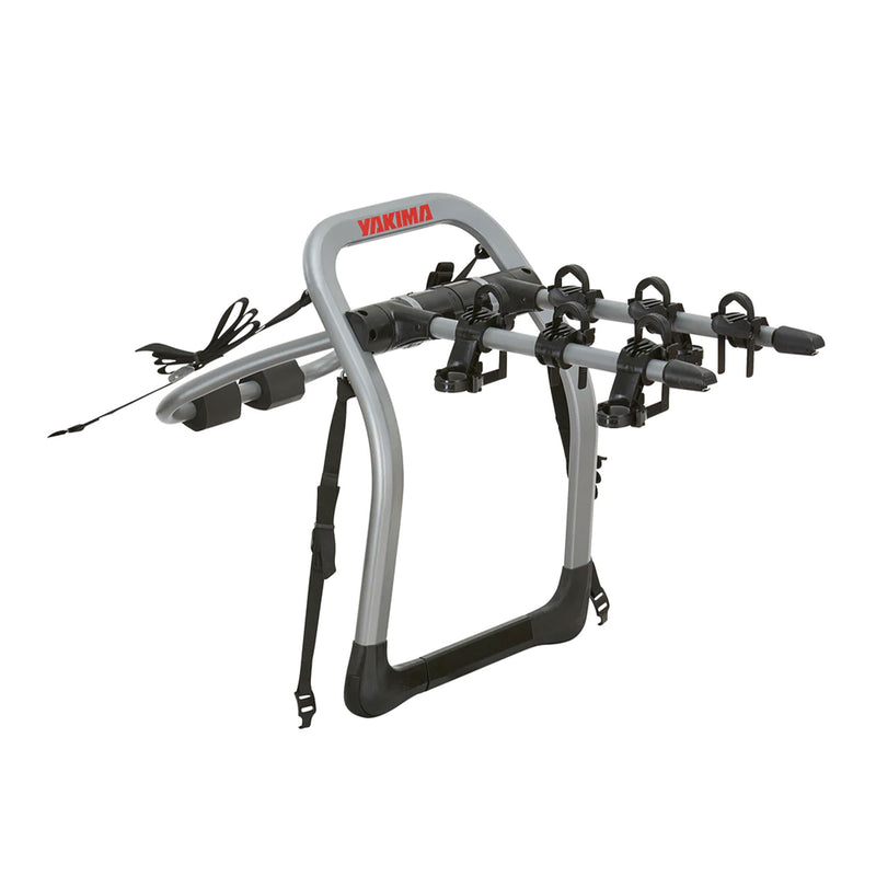 Yakima HalfBack 3 Bike Capacity Bike Rack with ZipStrips, Gray/Black (For Parts)