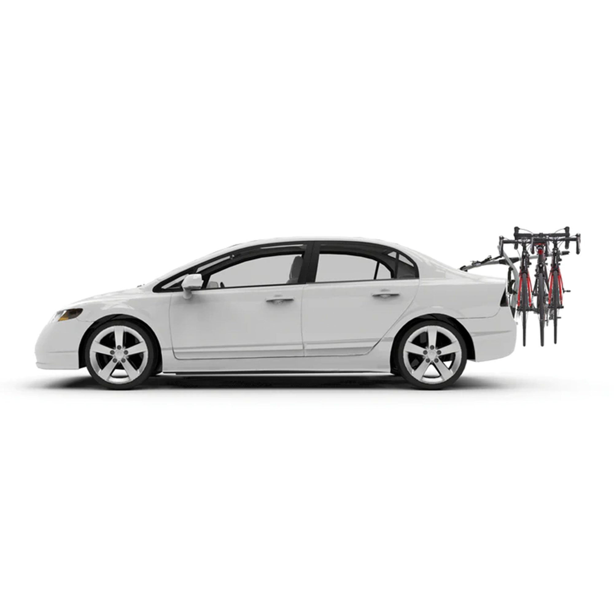 Yakima HalfBack 3 Bike Trunk Bike Strap Rack with ZipStrips, Gray/Black (Used) - VMInnovations