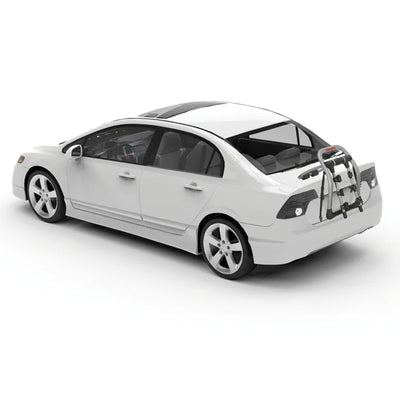 Yakima HalfBack 3 Bike Trunk Bike Strap Rack with ZipStrips, Gray/Black (Used) - VMInnovations