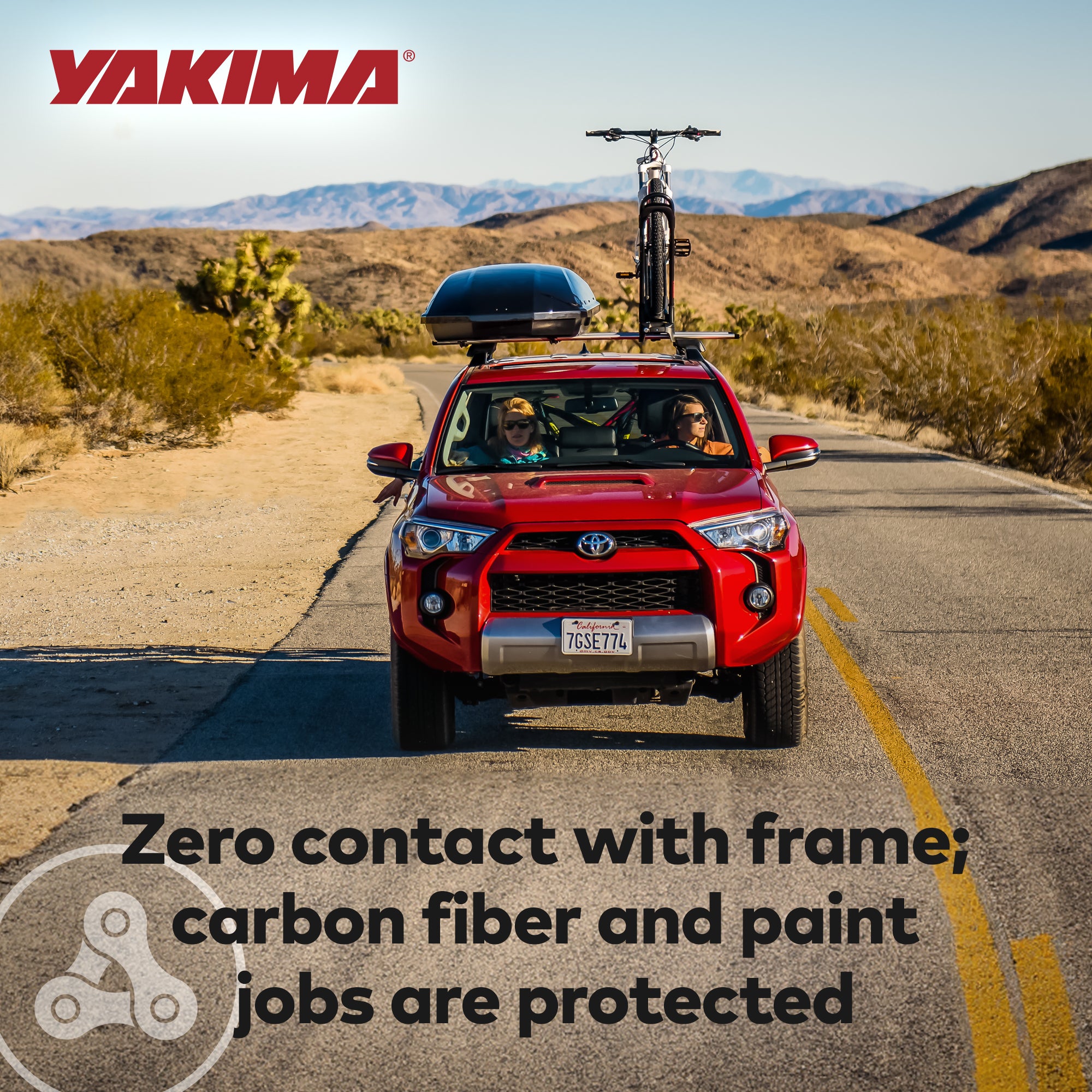Yakima 1 Bike Car Rooftop Mount, Fits StreamLine Crossbar Black (For Parts)