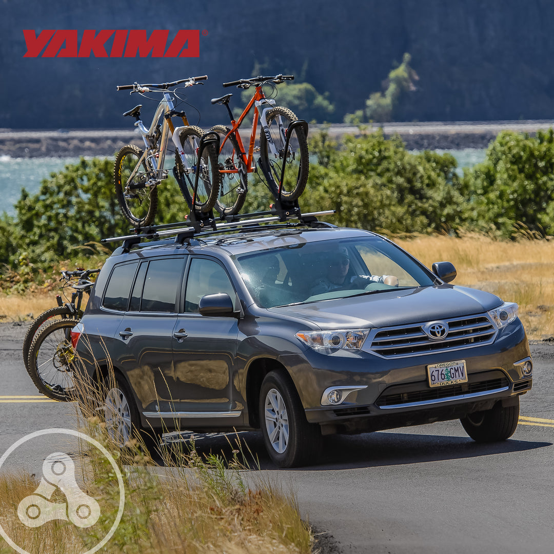 Yakima 1 Bike Capacity Car Rooftop Mount Upright Bike Rack, Black (Open Box)