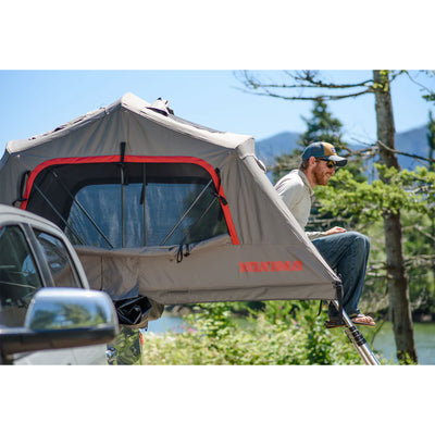 Yakima SkyRise HD Heavy Duty 4 Season Rooftop Tent for 2 People, Tan (Open Box) - VMInnovations