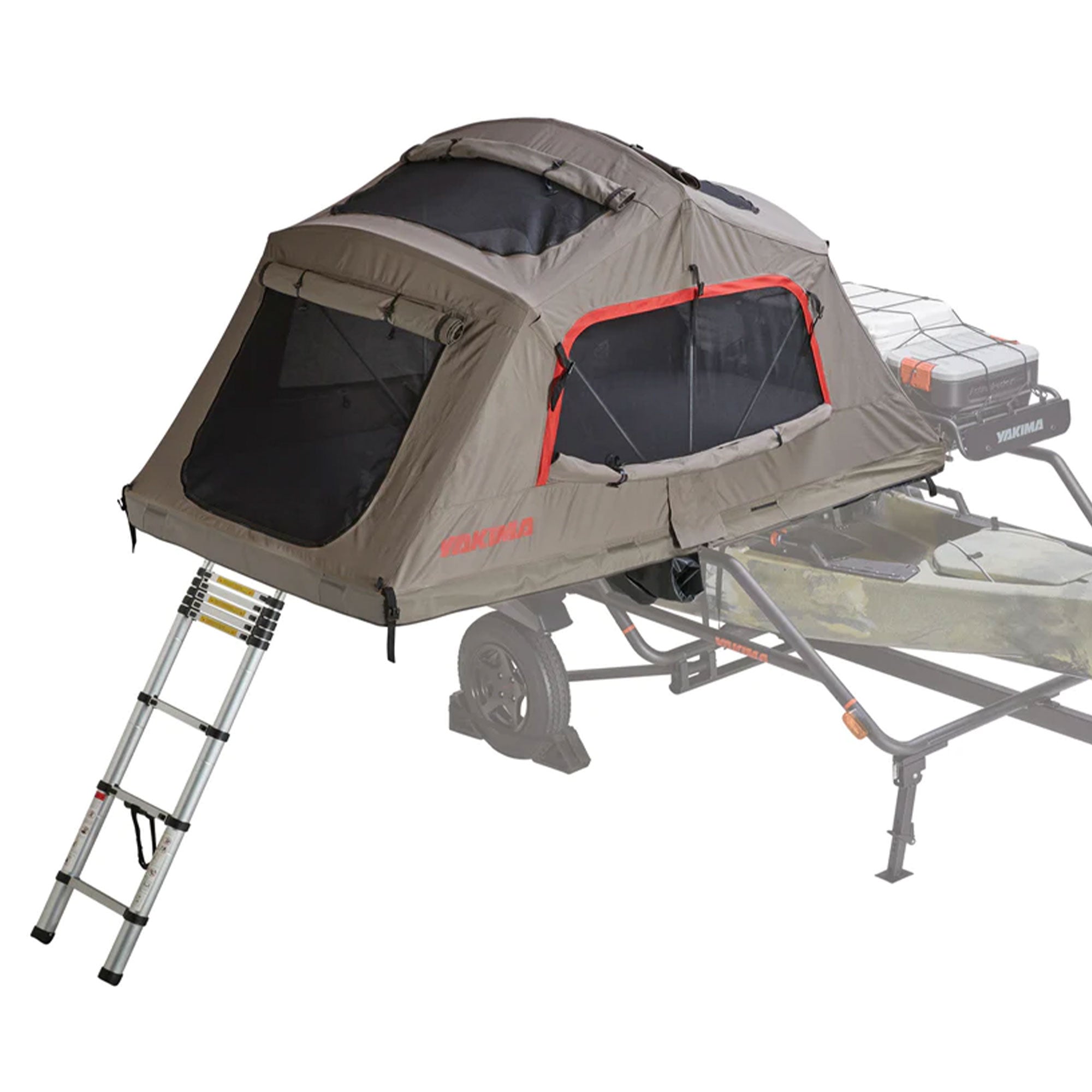 Yakima SkyRise HD Heavy Duty 4 Season Rooftop Tent for 2 People, Tan (Open Box) - VMInnovations