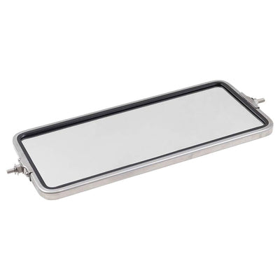 Brock Universal West Coast Stainless Steel Truck Side Mirror Head, 7" x 16"
