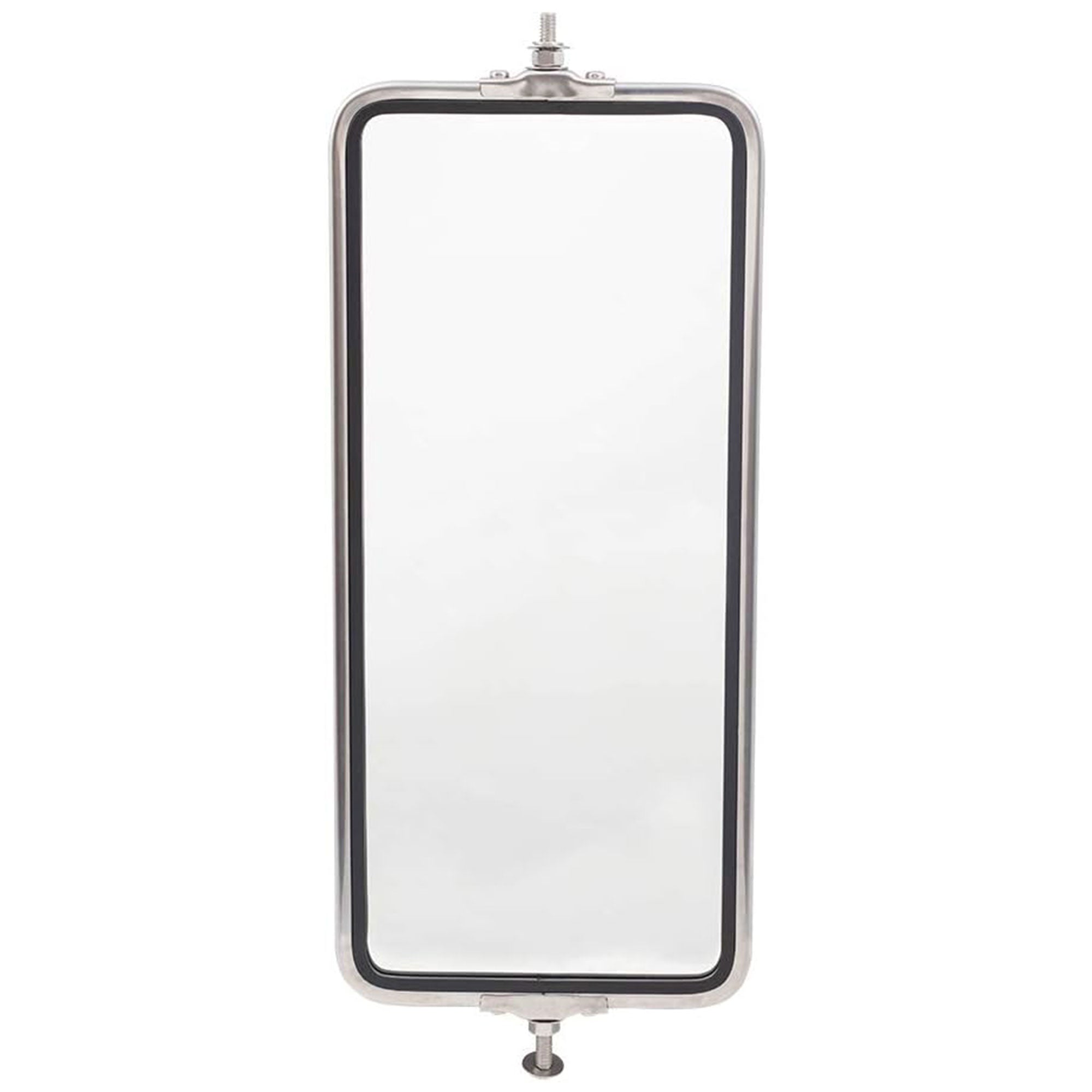 Brock Universal West Coast Stainless Steel Truck Side Mirror Head, 7" x 16"