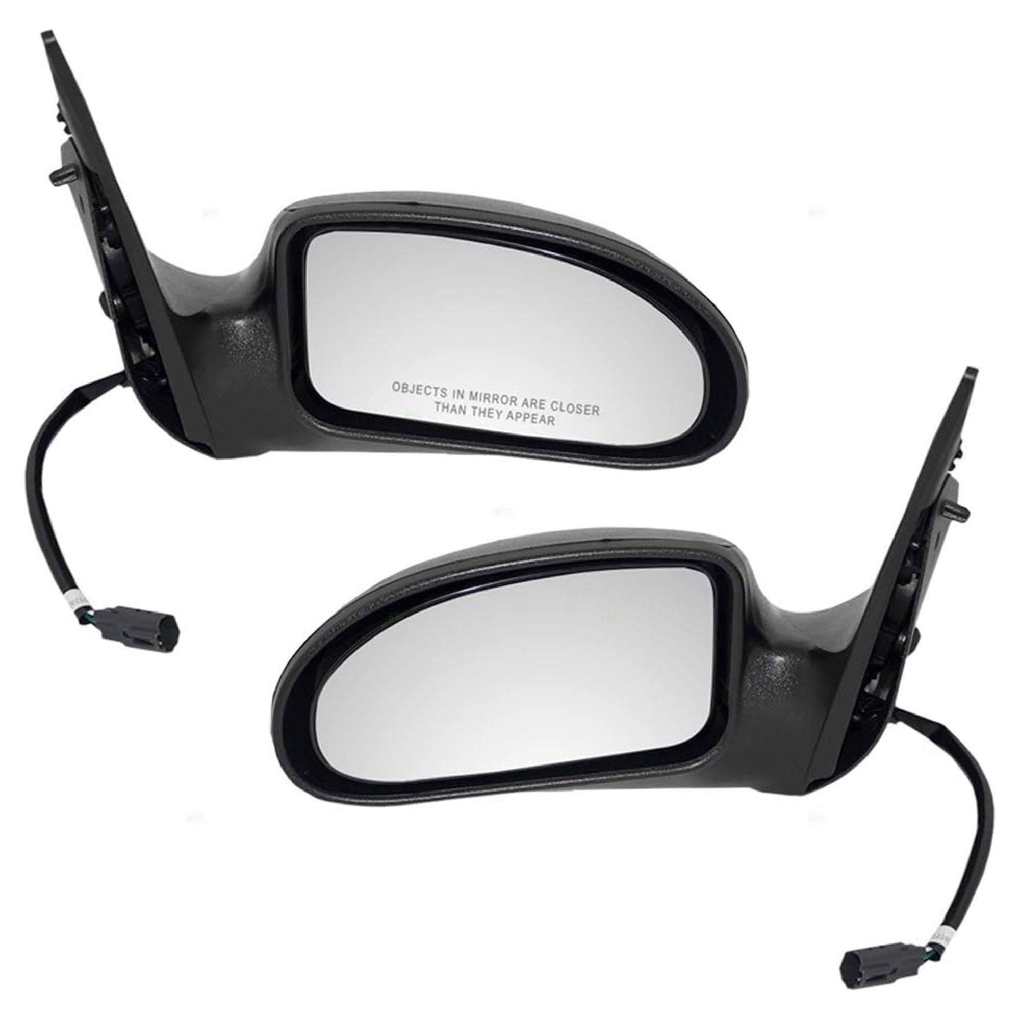 Brock Non Foldaway Power Mirror Set for Ford Focus 00 to 07, Black (Open Box) - VMInnovations