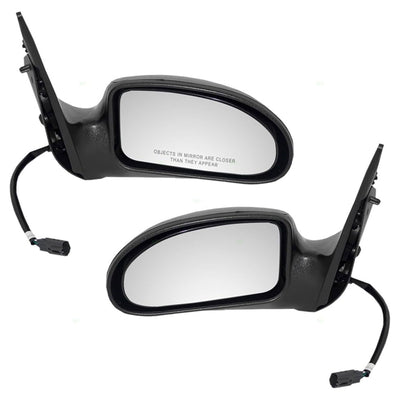 Brock Non Foldaway Power Mirror Set for Ford Focus 00 to 07, Black (Open Box) - VMInnovations