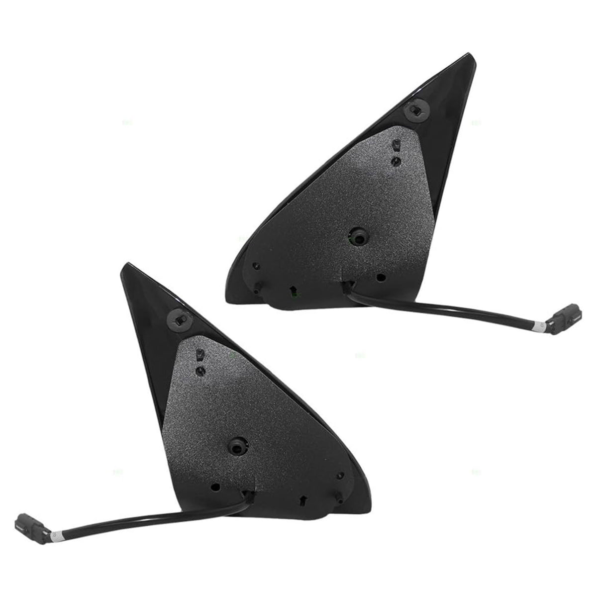 Brock Non Foldaway Textured Power Mirror Set for Ford Focus 00 to 07, Black