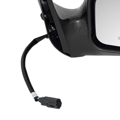Brock Non Foldaway Textured Power Mirror Set for Ford Focus 00 to 07, Black