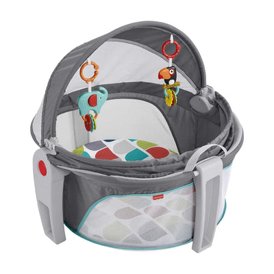 Fisher Price On the Go Baby Dome Portable Bassinet Play Space with Toys & Canopy - VMInnovations