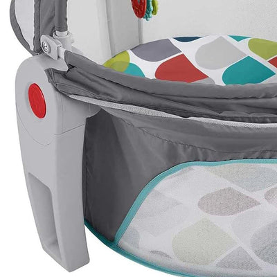 Fisher Price On the Go Baby Dome Portable Bassinet Play Space with Toys & Canopy - VMInnovations