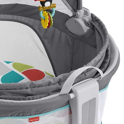Fisher Price On the Go Baby Dome Portable Bassinet Play Space with Toys & Canopy - VMInnovations