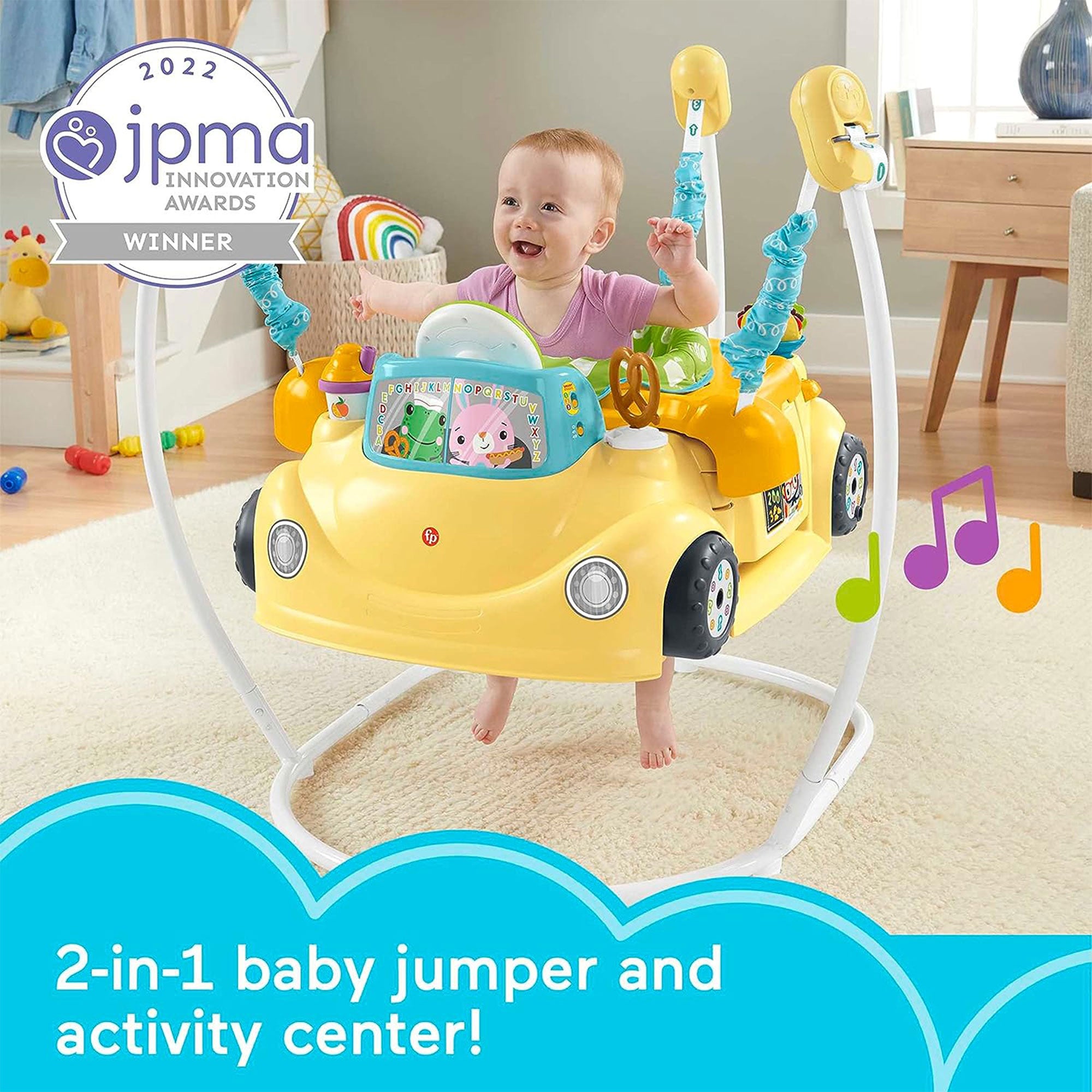 Fisher-Price 2-in-1 Servin' Up Fun Jumperoo Baby Activity Center (Open Box) - VMInnovations