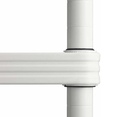 Design Ideas 3 Tier Full-Size Metal Storage Shelving Unit Rack, White (Used) - VMInnovations