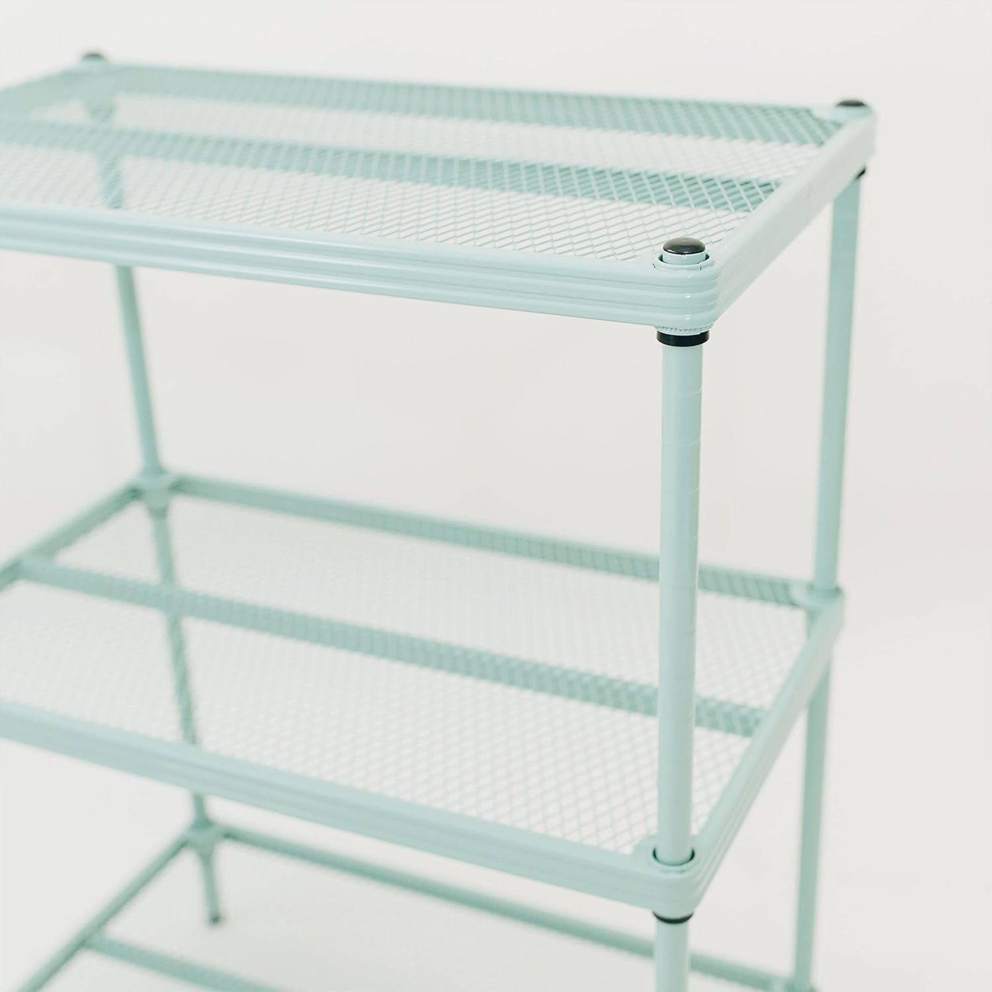 Design Ideas 3 Tier Full-Size Metal Storage Shelving Unit Rack, Green (Open Box) - VMInnovations
