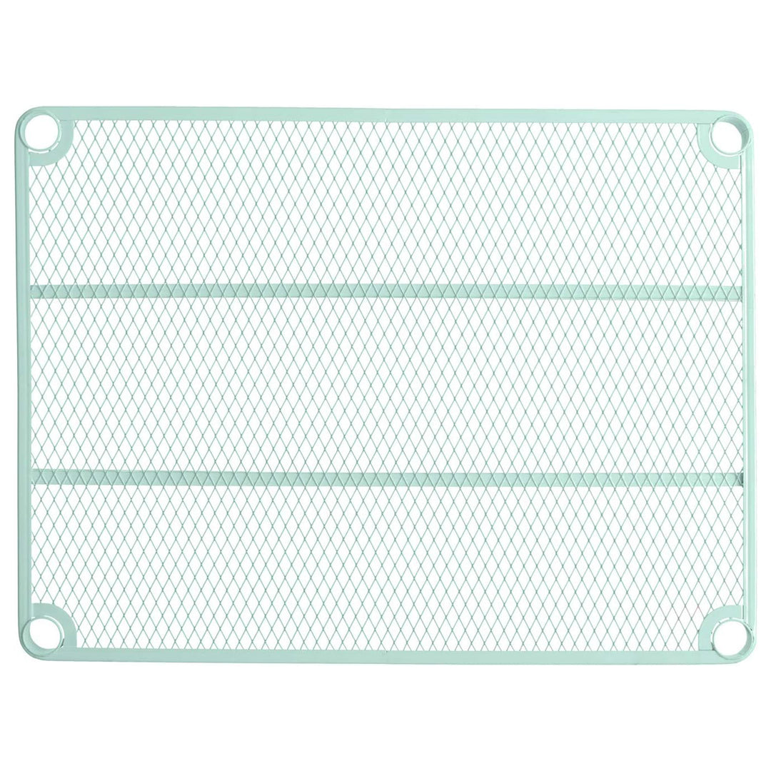 Design Ideas 3 Tier Full-Size Metal Storage Shelving Unit Rack, Green (Open Box) - VMInnovations