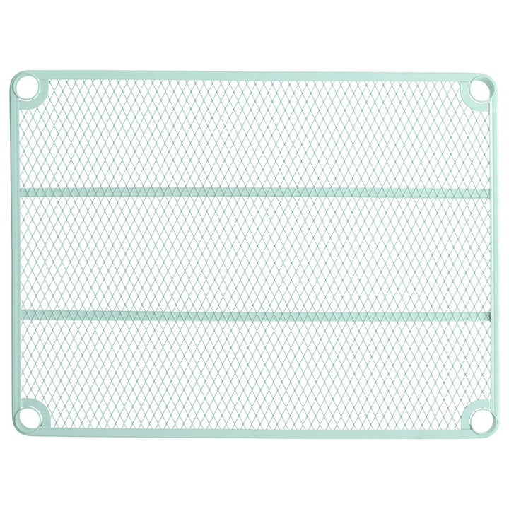 Design Ideas 3 Tier Full-Size Metal Storage Shelving Unit Rack, Green (Open Box) - VMInnovations