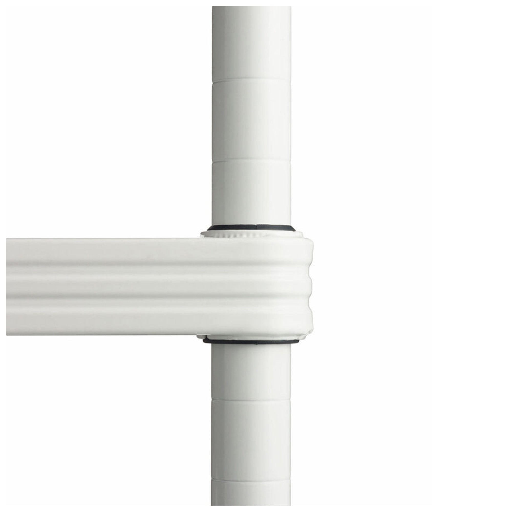 Design Ideas 5 Tier Full-Size Metal Storage Shelving Unit Rack, White (Open Box) - VMInnovations