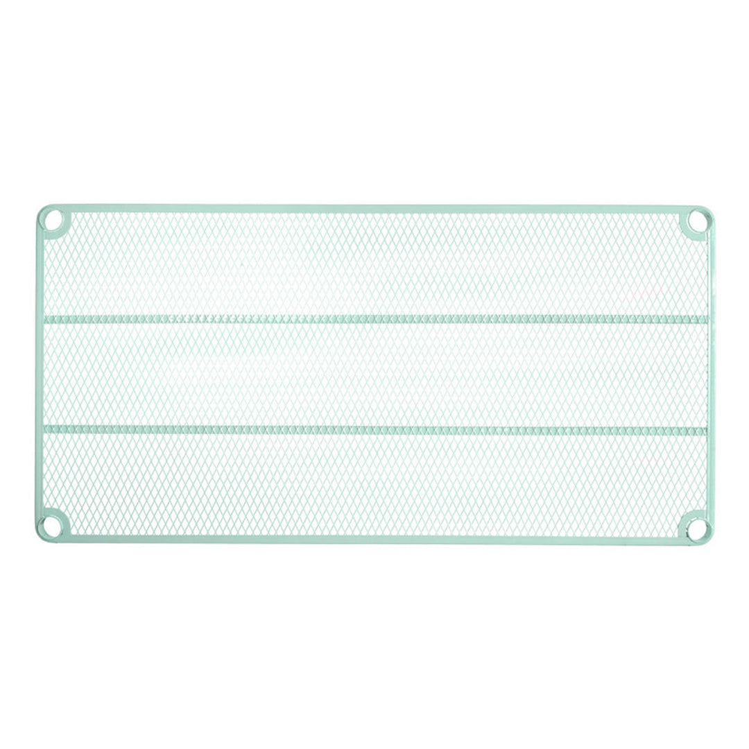 Design Ideas 5 Tier Full-Size Metal Storage Shelving Unit Rack, Sage (Open Box)