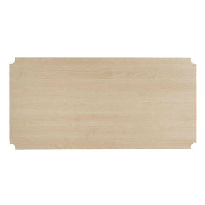 Design Ideas Metal Storage Utility Wood Top Shelving Unit Rack, White (Open Box) - VMInnovations