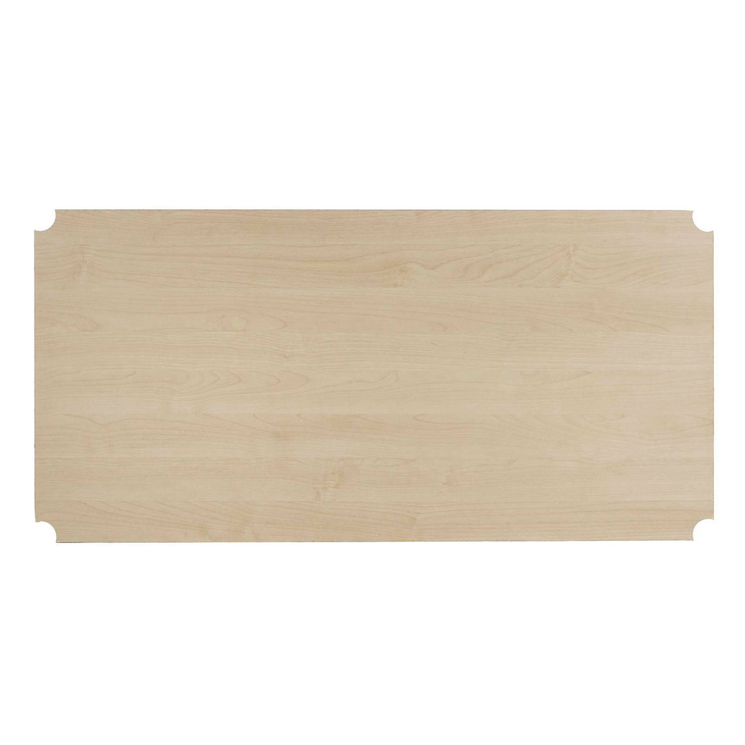 Design Ideas Metal Storage Utility Wood Top Shelving Unit Rack, White (Open Box) - VMInnovations