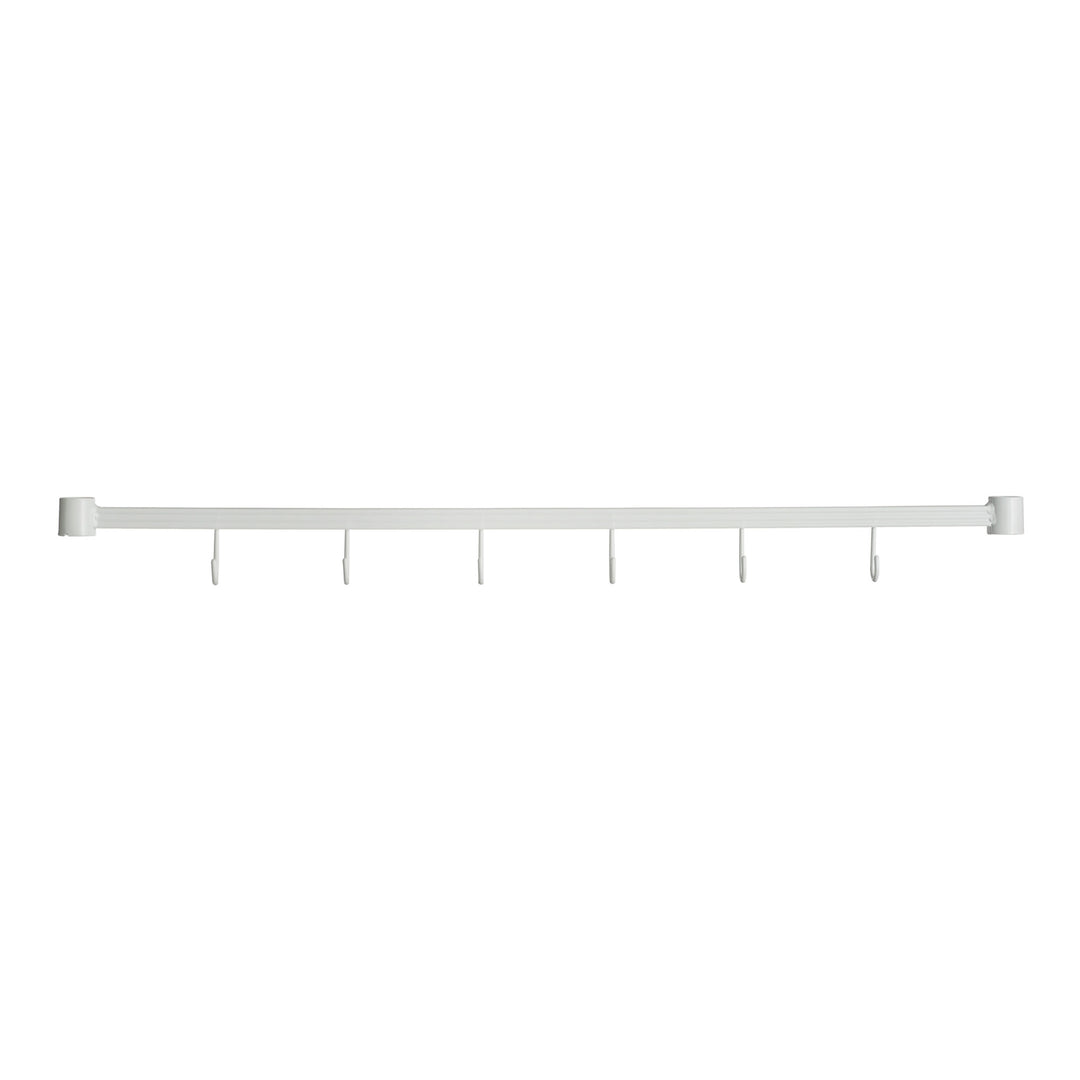 Design Ideas Metal Storage Utility Wood Top Shelving Unit Rack, White (Open Box) - VMInnovations