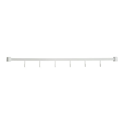 Design Ideas Metal Storage Utility Wood Top Shelving Unit Rack, White (Open Box) - VMInnovations
