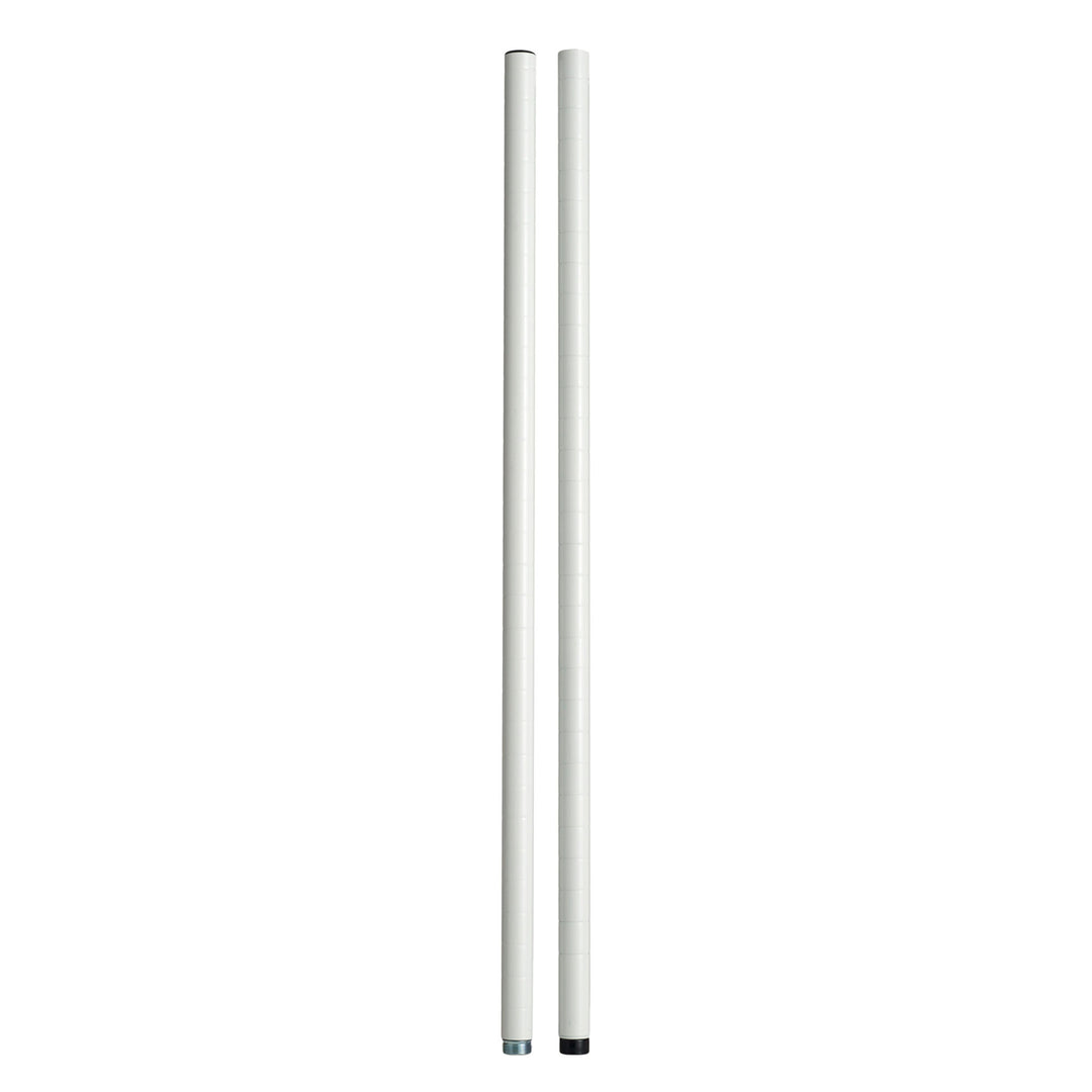 Design Ideas Metal Storage Utility Wood Top Shelving Unit Rack, White (Open Box) - VMInnovations