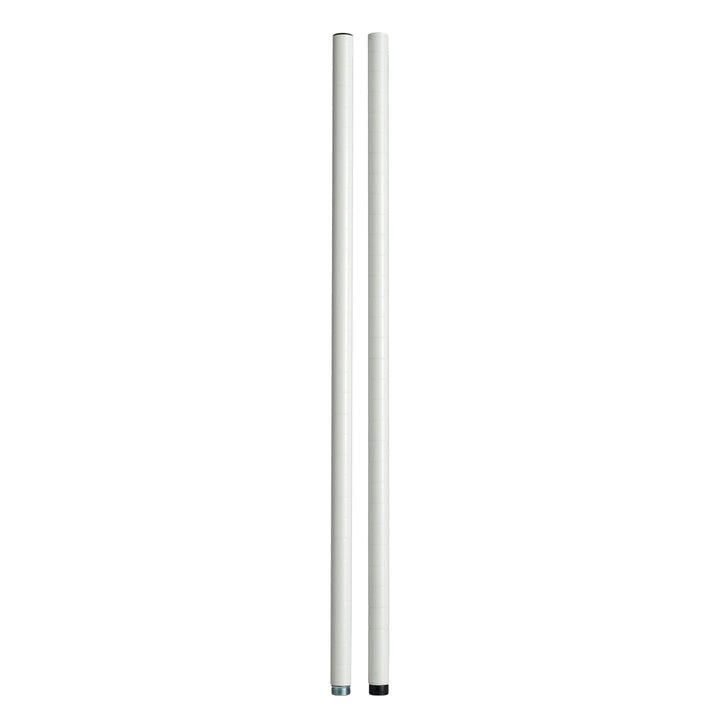 Design Ideas Metal Storage Utility Wood Top Shelving Unit Rack, White (Open Box) - VMInnovations