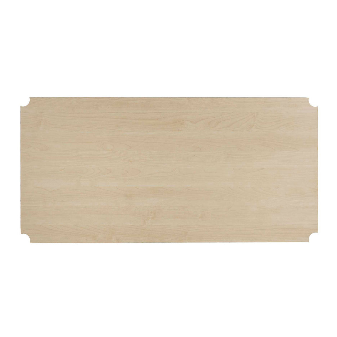 Design Ideas MeshWorks Metal Storage Wood Top Shelving Unit, Green (Open Box) - VMInnovations