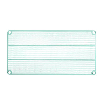 Design Ideas MeshWorks Metal Storage Utility Wood Top Shelving Rack, Green(Used) - VMInnovations