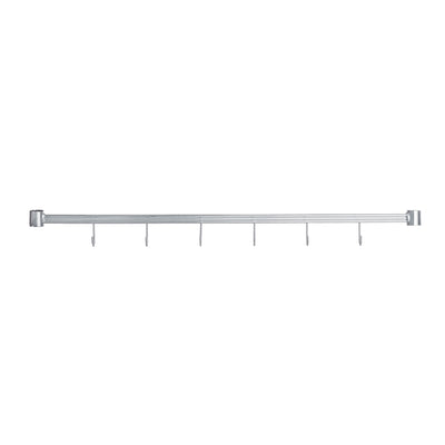 Design Ideas MeshWorks Metal Storage Wood Top Shelving Rack, Silver (Open Box)