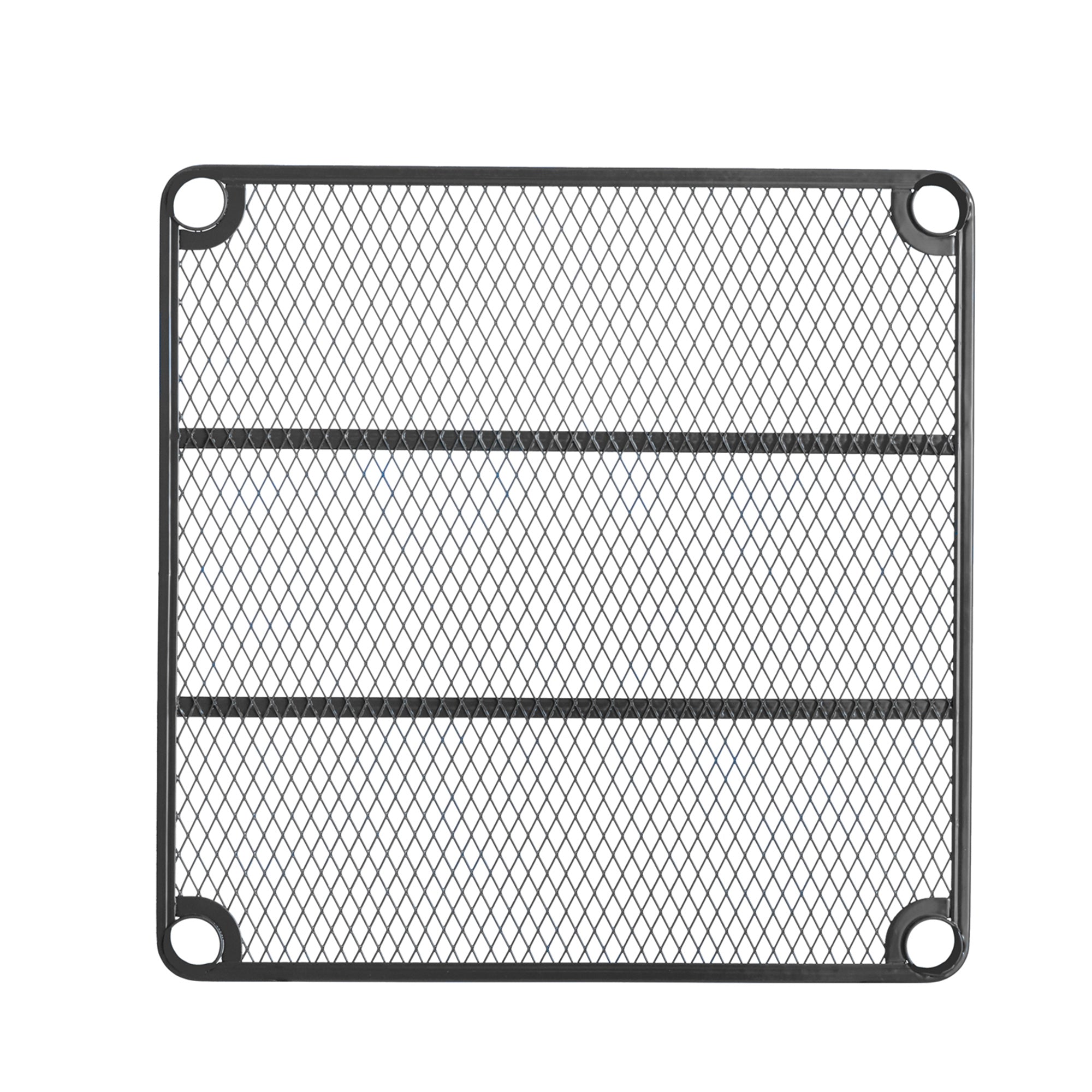 Design Ideas MeshWorks 6 Tier Tower Metal Storage Shelving Rack, Black(Open Box) - VMInnovations