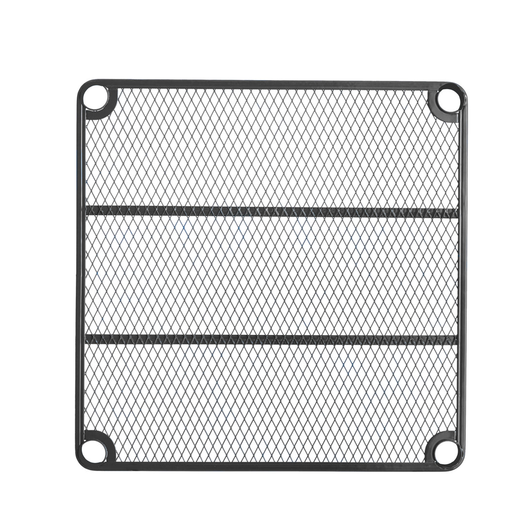 Design Ideas MeshWorks 6 Tier Tower Metal Storage Shelving Rack, Black(Open Box) - VMInnovations