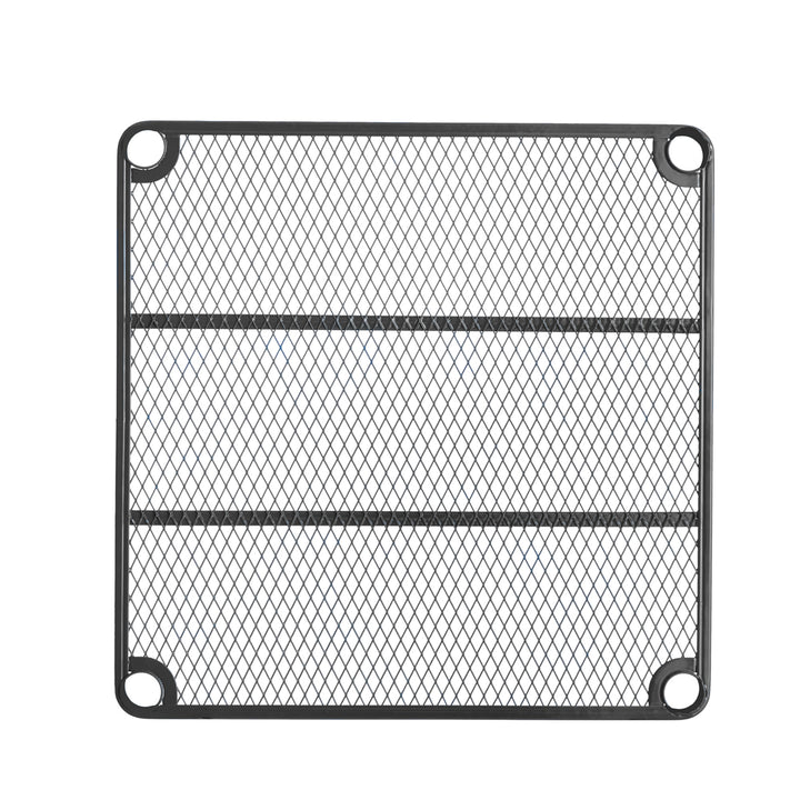 Design Ideas MeshWorks 6 Tier Tower Metal Storage Shelving Rack, Black(Open Box) - VMInnovations