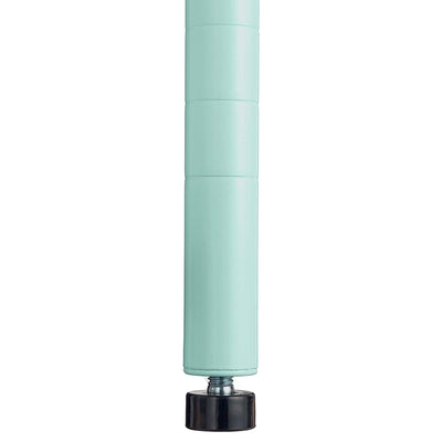 Design Ideas MeshWorks 6 Tier Tower Metal Storage Shelving Unit Rack, Green - VMInnovations
