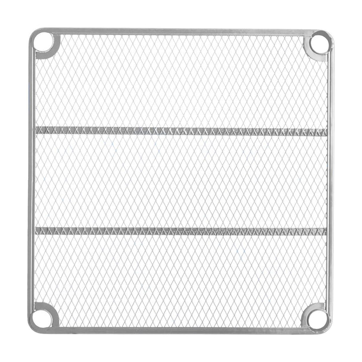 Design Ideas 6 Tier Tower Metal Storage Shelving Unit Rack, Silver (Open Box) - VMInnovations