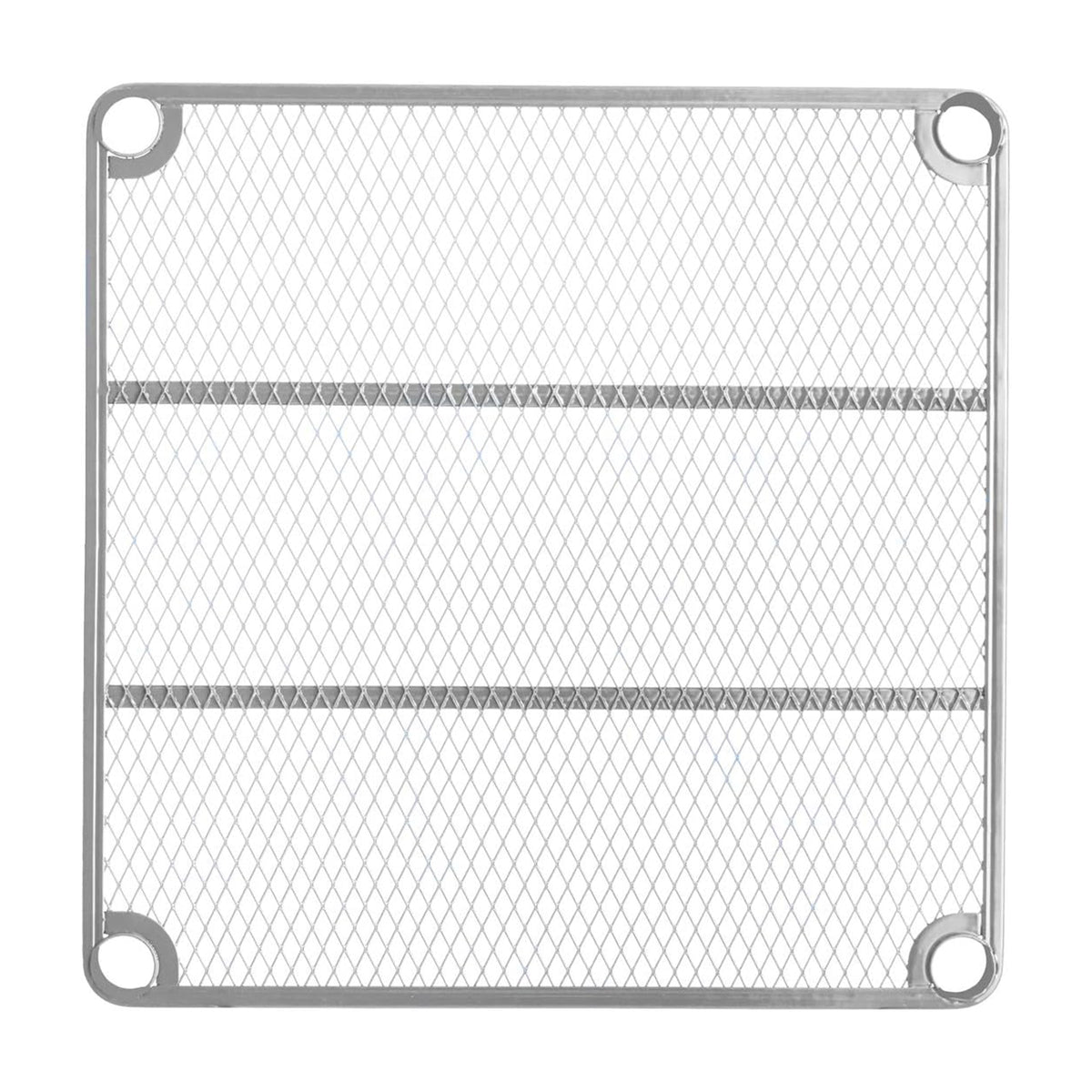 Design Ideas 6 Tier Tower Metal Storage Shelving Unit Rack, Silver (Open Box)