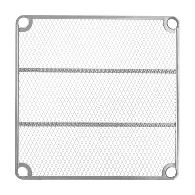 Design Ideas 6 Tier Tower Metal Storage Shelving Unit Rack, Silver (Open Box)