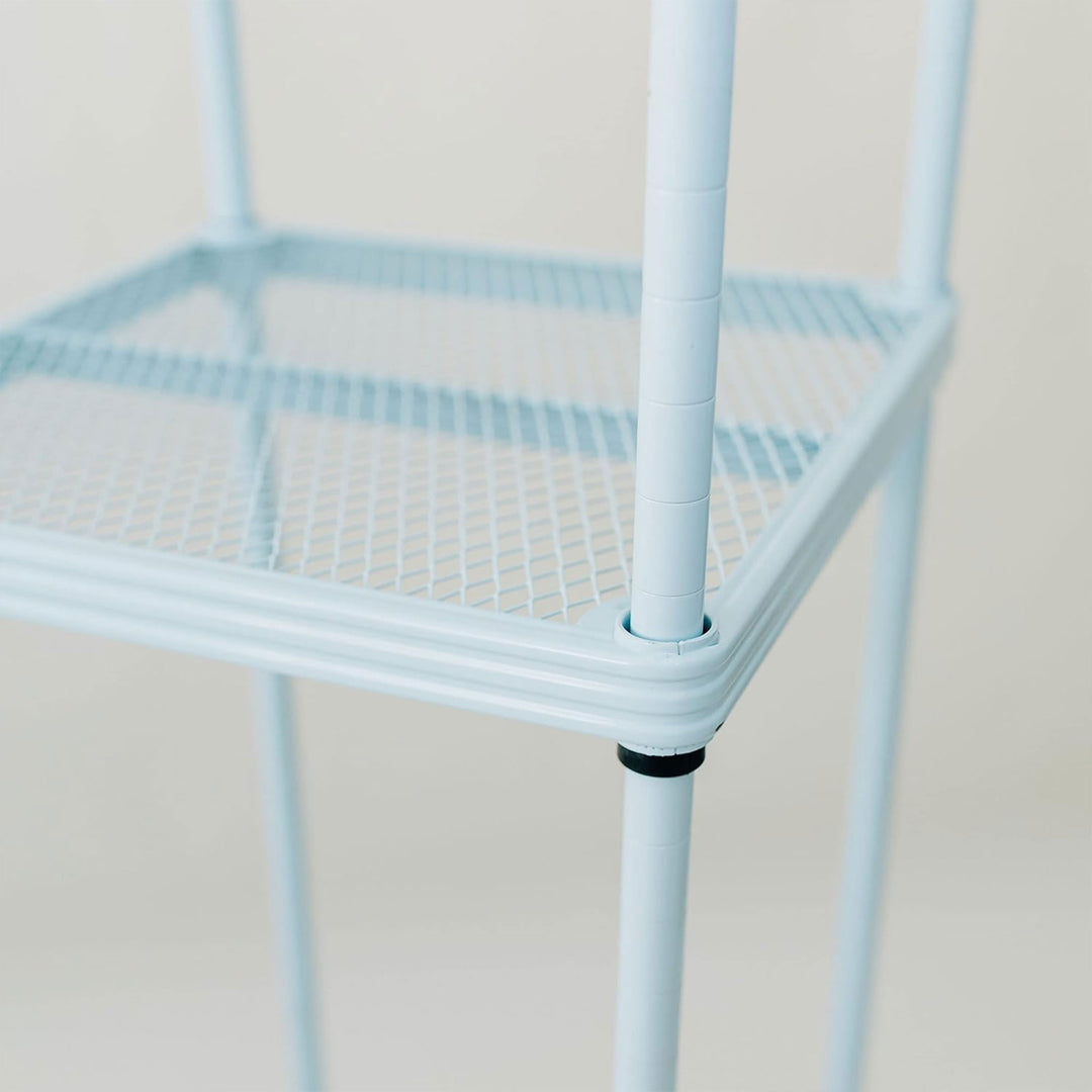 Design Ideas MeshWorks 5 Tier Tower Metal Storage Shelving Unit Rack (Open Box)