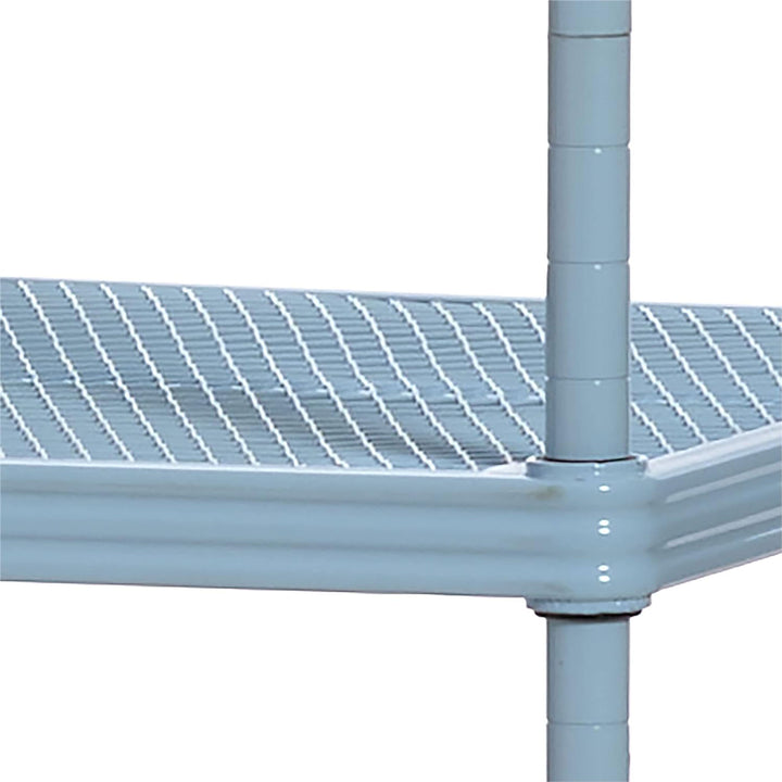 Design Ideas MeshWorks 5 Tier Tower Metal Storage Shelving Unit Rack (Open Box)