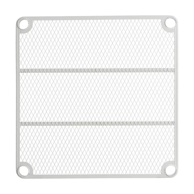Design Ideas 2 Tier Narrow Metal Storage Shelving Unit Rack, White (Open Box) - VMInnovations