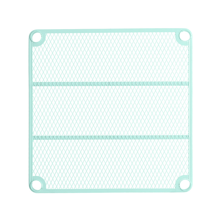 Design Ideas MeshWorks 5 Tier Storage Shelving Unit Rack, Sage Green (Open Box) - VMInnovations