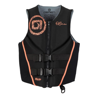 O'Brien Women's Traditional Life Jacket w/BioLite Construction, Coral (Open Box)