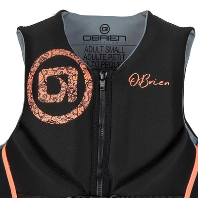 O'Brien Women's Traditional Life Jacket w/BioLite Construction, Coral (Open Box)