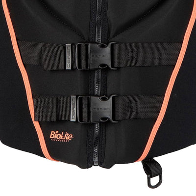 O'Brien Women's Traditional Life Jacket w/BioLite Construction, Coral (Open Box)